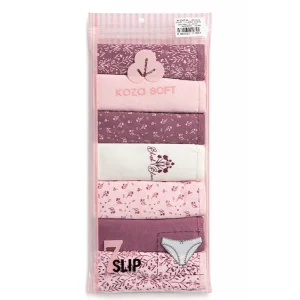 شورت زنانه اسلیپ نخی کوزا کد 21432 پک هفت تایی