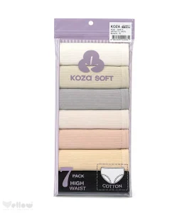 شورت کبریتی ریز اسلیپ زنانه کوزا KOZA قواره بزرگ پک هفت تایی کد 21439